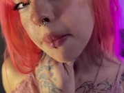 Pequeña Colorada Argentina cabalgando mi verga hasta squirtear - Neko Girl 1/16