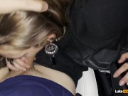 Petite Teen Sucks & Fucks In Car 4/16