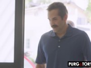 PURGATORYX Busty blonde bombshell wife Charli Phoenix fucks her husband and his best friend 2/16