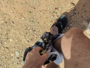 PUBLIC CREAMPIE ANAL In A Great View At The Countryside 7/16