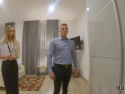 HUNT4K. Girl can't run from BF who makes her receive stranger's cock 2/16