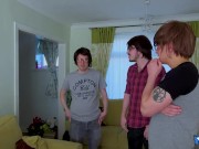 Sexy stocking babe blowbangs 3 Nerds 1/16