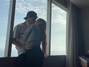 Fucking hard in a hotel, I hope my boyfriend never sees this video 2/16