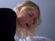 Stepdaughter saw my cock and wanted a creampie in her young pussy 2/16