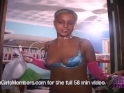 She Masturbates Wearing Red White And Blue 9/16