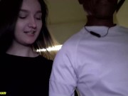 cute big natural breast teen helps fake blind old man and gets fucked deep in the ass by his big black dick as a reward 3/16