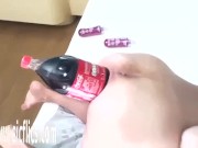 Amateur Latina Butt Fucked With a giant Cola Bottle 5/16