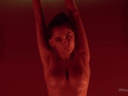 WOWGIRLS Gorgeous model with perfect tits Sonya Blaze masturbating for us in this super hot solo video 2/16