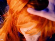 Sloppy Blowjob and Pussy Creampie. Evangelion Asuka Langley - MollyRedWolf 5/16