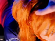 Sloppy Blowjob and Pussy Creampie. Evangelion Asuka Langley - MollyRedWolf 8/16