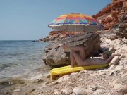 Smoking hot coed orgasms outdoors 8/16