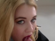 Cock Face-fucking Dominatrix Misha Cross Jerks Cock In A Uniform! 9/16