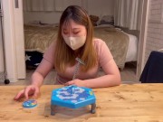 【個人撮影】 罰ゲームありのパーティーゲームでリモコンバイブ潮吹き♡我慢できず中出しSEXおねだり♡ HENTAI/個人撮影/ハメ撮り/看護師/潮吹き/中出し 5/16