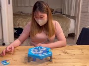 【個人撮影】 罰ゲームありのパーティーゲームでリモコンバイブ潮吹き♡我慢できず中出しSEXおねだり♡ HENTAI/個人撮影/ハメ撮り/看護師/潮吹き/中出し 6/16