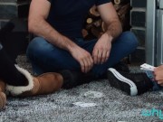 WHYNOTBI - Horny Co-eds Eveline Dellai, Dom Ully & Thomas Are Holed Up For A Weekend Of Fucking 2/16