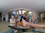 Kay Lovely And Blake Blossom Taking Your Visit A perfect Opportunity For Trio Session 4/16