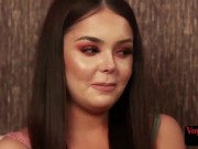 Voyeur CFNM babe teases BBC dude 6/16