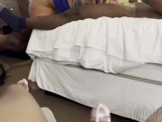 DDP Mrs. DarkCuckold Chastity Cage Interracial Threesome BBC Blowjob 3/16