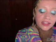 DRIPDROP Kris Follies Choked Interracial BBC Handjob Splishy Sounds!! 16/16