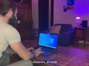 Горячая Нимфа брызжет от двойного проникновение. Измена с незнакомцем. (With subs) 1/16