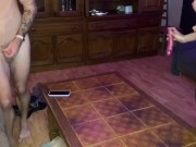 Горячая Нимфа брызжет от двойного проникновение. Измена с незнакомцем. (With subs) 7/16