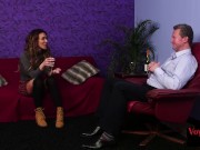 Busty voyeur MILF seduces guy to cum 5/16