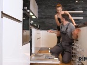 RIM4K. Eveline Dellai pays with sex and rimjob for fixing the dishwasher 4/16