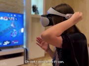 Tricky stepson fucks his naive stepmom while she is in virtual reality 3/16