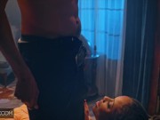 Deeper. Ebony babe creampied 8/16