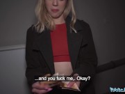 Public Agent She is having a piss in public and gets caught by guy with a big cock 9/16