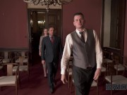 BRIDE4K. Horny newlyweds cant resist and get intimate right after wedding 2/16