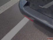 Streetfuck - Surfer Babe Almost Caught By Police Sucking Stranger In Car In Public 6/16