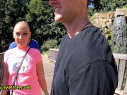 Big Ass 18-Year-Old Blonde’s Slut Training - Jenny Wild Threesome, Deepthroat, Fucked in Public 3/16