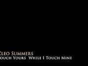 Horny big tits MILF shows of her swollen clit in her sheer nylon tights 1/16