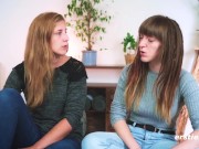 Ersties -Die Saarländerinnen Nicky F und Kate lecken und fingern sich gegenseitig 10/16