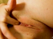 Long Legged COED Cuttie Anastasia Strokes her Shaved Pussy! 15/16