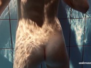 Hot chick Lera swims nude for you guys 8/16