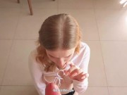 Room's dirty, but dick's clean - Fucked the Manager for a Good Review 16/16