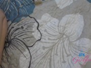 POV GFE Hookup with amateur Sia Wood sucking and fucking w/footjob (hairy pussy) 14/16