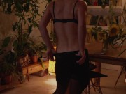 Birthday present from a loving wife - mesmerizing dance turns into hot sex 2/16