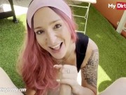 MyDirtyHobby - Stunning babe gives you a birthday blowjob 15/16