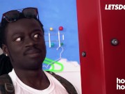 Cock Hungry Sluts Eveline & Katy Receive The Best Pussy Drilling Ever From Black Cock Full Scene 1/16