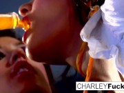 Charlie has some fun with sexy Capri 6/16