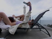 Met the neighbors and participated in a creampie orgy in a public place 11/16