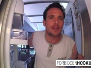 Delivery turns into a step-sibling fuck 1/16