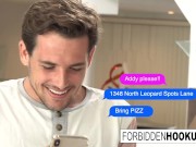 Delivery turns into a step-sibling fuck 7/16