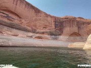 Naughty Public boat Sex on Vacation with Molly Pills - Horny Hiking - POV 1/16