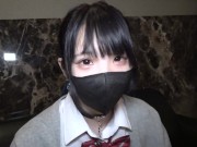 細い身体からは想像できない喘ぎ声で中イキしまくる小動物系美女に種付けSEX 1/16
