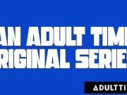 Huge Ass Hotties Learn How To Share A Cock 1/16