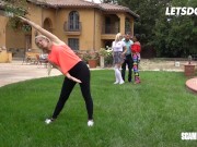 Honey Gold And Summer Day Are Ready To Seduce And Fuck Well Hung Man - LETSDOEIT 1/16